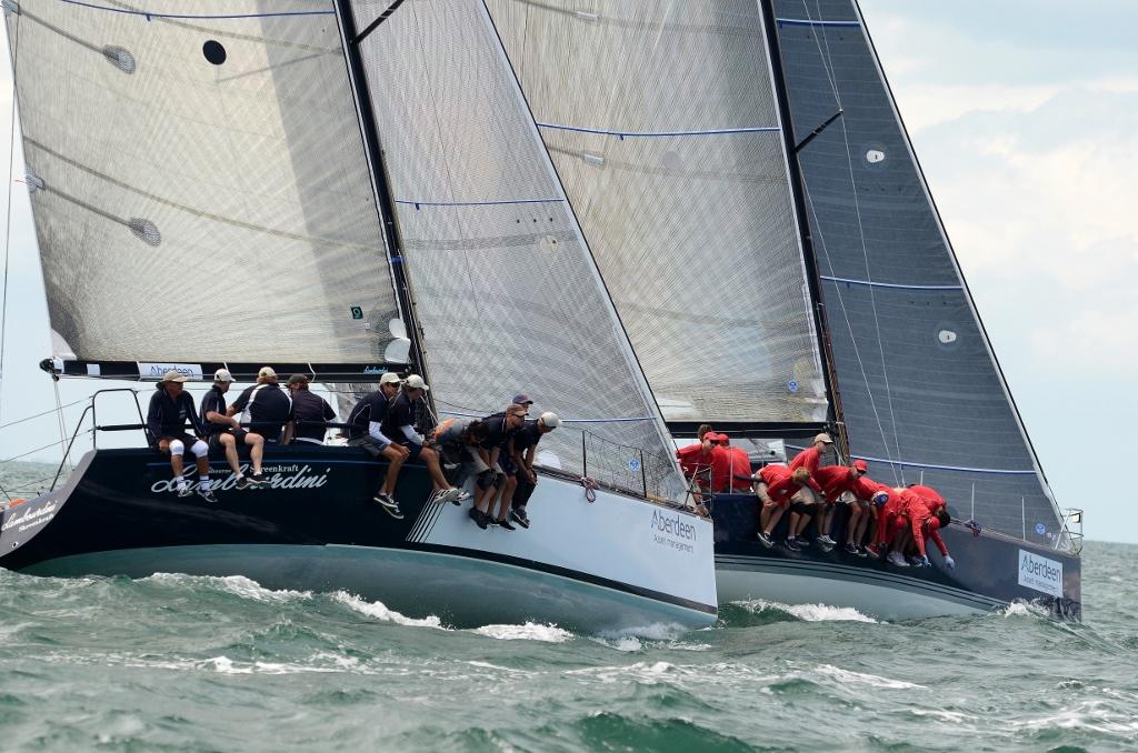 Lambourdini & Voodoo Chile credit Peta Bowden - Farr 40 Queensland State Title 2013 © Peta Bowden http://www.petaphotographics.com